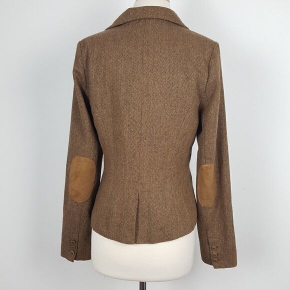 Women's  Brown Blazer Size Large - Picture 2 of 6